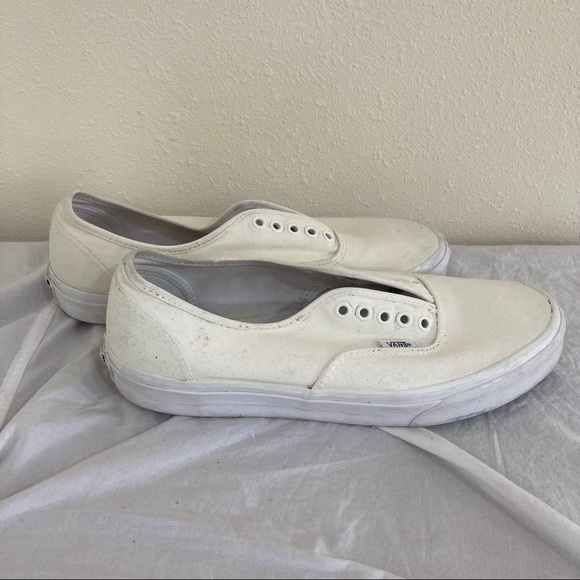 Vans White skateboard Boat casual Shoes Size 9 - Picture 11 of 16